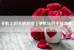 手机上的手柄游戏（手机玩的手柄游戏）