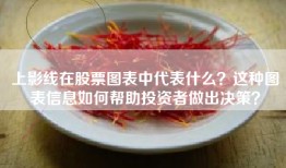 上影线在股票图表中代表什么？这种图表信息如何帮助投资者做出决策？