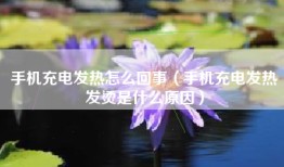 手机充电发热怎么回事（手机充电发热发烫是什么原因）