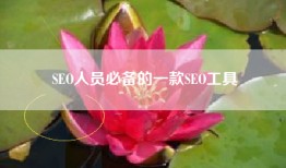 SEO人员必备的一款SEO工具