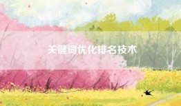 关键词优化排名技术
