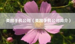 美图手机公司（美图手机公司简介）