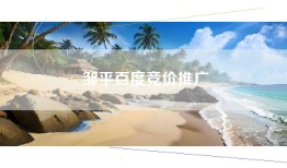 邹平百度竞价推广