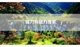 磁力狗磁力搜索