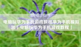电脑玩华为手机游戏教程华为手机模拟器「电脑玩华为手机游戏教程」