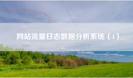 网站流量日志数据分析系统（1）