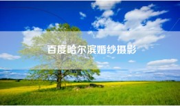 百度哈尔滨婚纱摄影