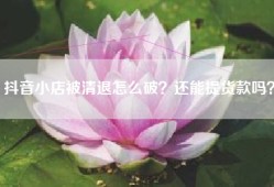 抖音小店被清退怎么破？还能提货款吗？