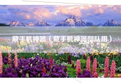 藏手机神器（藏手机神器部队用）