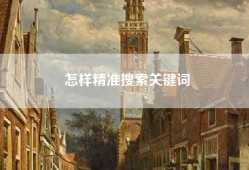 怎样精准搜索关键词