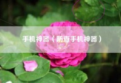 手机神器（防查手机神器）
