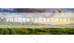 手机类型大全（手机类型品牌大全）