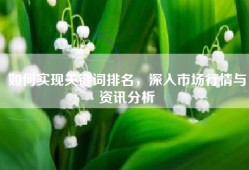 如何实现关键词排名，深入市场行情与资讯分析