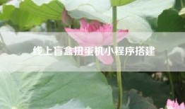 线上盲盒扭蛋机小程序搭建