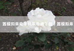 置模拟来电手机来电通下载「置模拟来电」