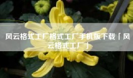 风云格式工厂格式工厂手机版下载「风云格式工厂」