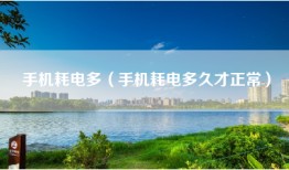 手机耗电多（手机耗电多久才正常）