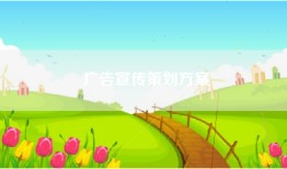 广告宣传策划方案