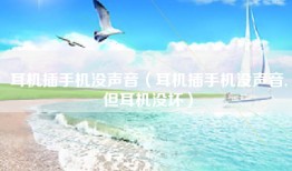 耳机插手机没声音（耳机插手机没声音,但耳机没坏）