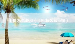 手机怎么截gif（手机怎么截gif图）