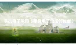 手机电子地图（手机电子地图的优点）