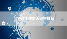 SOSO音乐搜索关键词排名