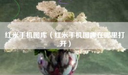 红米手机图库（红米手机图库在哪里打开）