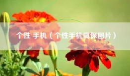 个性 手机（个性手机屏保图片）