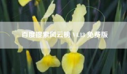 百度搜索风云榜 V4.13 免费版