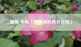 搜狐 手机（搜狐手机网页官网）