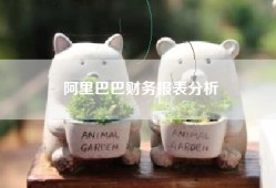 阿里巴巴财务报表分析