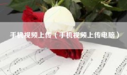 手机视频上传（手机视频上传电脑）