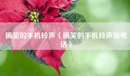 搞笑的手机铃声（搞笑的手机铃声接电话）