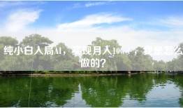 纯小白入局AI，实现月入10w+，我是怎么做的？
