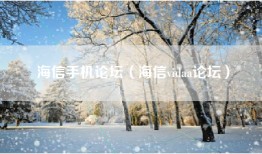 海信手机论坛（海信vidaa论坛）