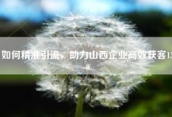 如何精准引流，助力山西企业高效获客150