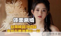 赵丽颖冯绍峰婚变风云，娱乐圈的爱恨交织与手游世界的情感共鸣