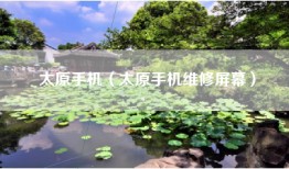 太原手机（太原手机维修屏幕）