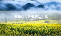 搜狗站长收录网站工具