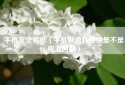 手机发烫耗电（手机发烫耗电快是不是电池问题）