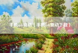 手机usb驱动（手机usb驱动下载）