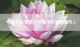 电脑手机壁纸（电脑手机壁纸制作）