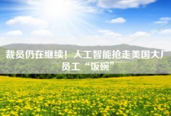 裁员仍在继续！人工智能抢走美国大厂员工“饭碗”