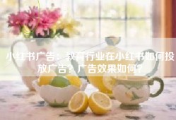 小红书广告：教育行业在小红书如何投放广告？广告效果如何？