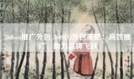 360seo推广外包 360SEO外包策略：高效推广，助力品牌飞跃
