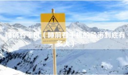 睡前看手机（睡前看手机的危害到底有多大）