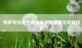 帕萨特安全气囊控制系统原理及故障检修