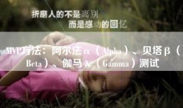 MVP方法：阿尔法α（Alpha）、贝塔β（Beta）、伽马λ（Gamma）测试