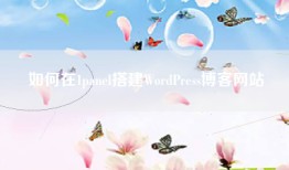 如何在1panel搭建WordPress博客网站