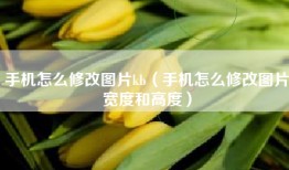 手机怎么修改图片kb（手机怎么修改图片宽度和高度）
